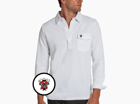Texas Tech - Long Sleeve Players Shirt - Raider Red - White