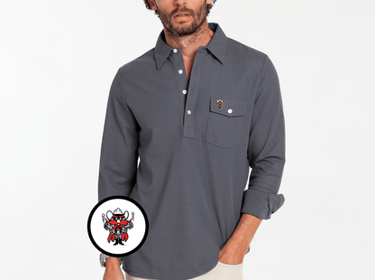 Texas Tech - Long Sleeve Players Shirt - Raider Red - Blue Steel