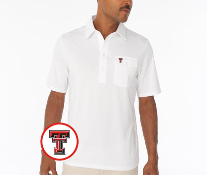 Texas Tech - Coach's Performance Players Shirt - TT Mark - White
