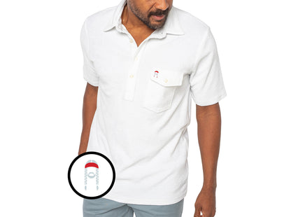 Willie Nelson Terrycloth Players Shirt - The Icon - White