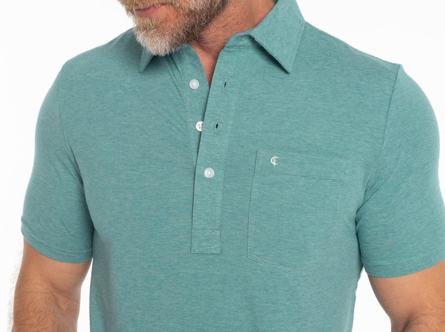 Top-Shelf Players Shirt - Bluegrass Microstripe