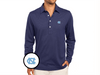 North Carolina - Jacquard Long Sleeve Range Polo - NC  - Navy