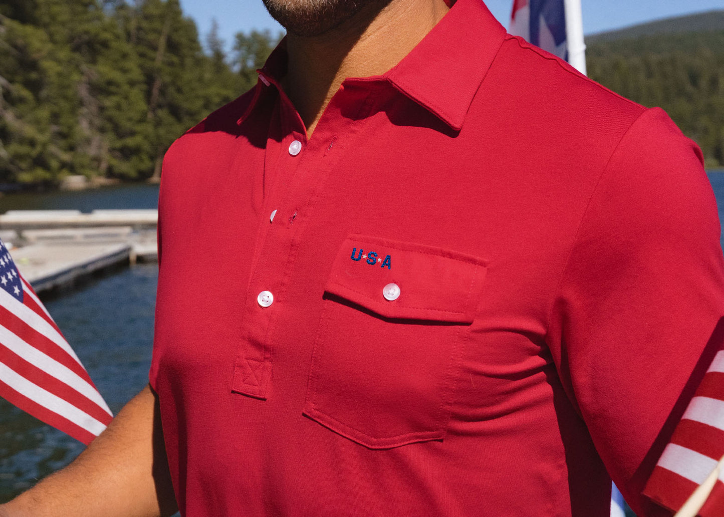 Limited Edition Players Shirt - USA - Red
