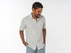 Short Sleeve Performance Pearl Snap - Sage Seersucker