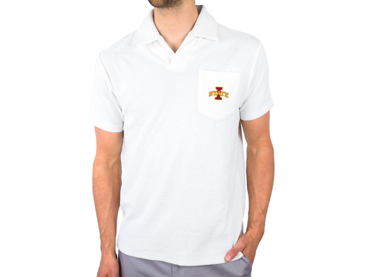 Iowa State - Terrycloth Polo - I State - White