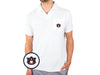 Auburn - Terrycloth Polo - Interlock - White