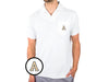 Army - Terrycloth Polo - A Mark - White