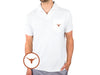 Texas - Terrycloth Polo - Longhorn- White