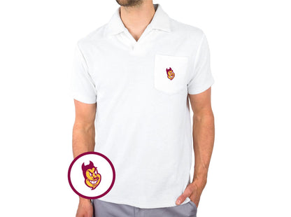 Arizona State - Terrycloth Polo - Sparky - White