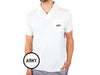 Army - Terrycloth Polo - Army - White