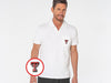 Texas Tech - Terrycloth Polo - TT Mark - White