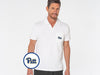 Pitt - Terrycloth Polo - Pitt - White