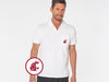 Washington State - Terrycloth Polo - Cougar - White