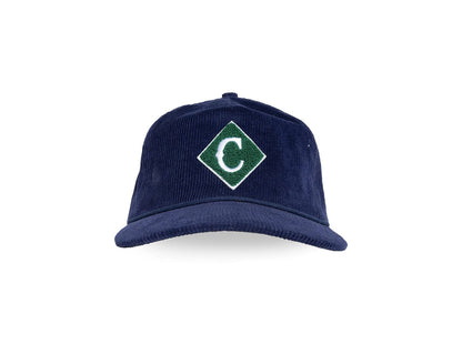 Throwback Hat - Diamond C Corduroy - Navy