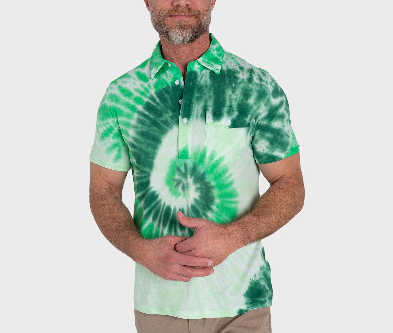 Limited Edition Classic Players Shirt - Irish Green Tie Dye