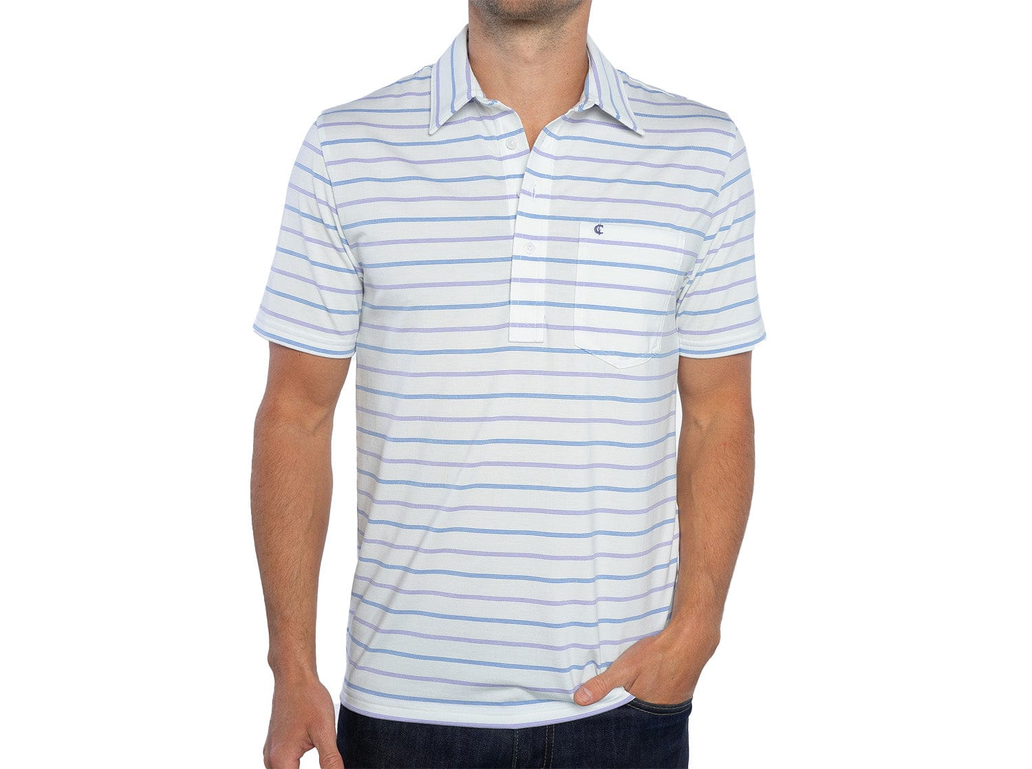 Performance Players Shirt - Dane Stripe - Cream