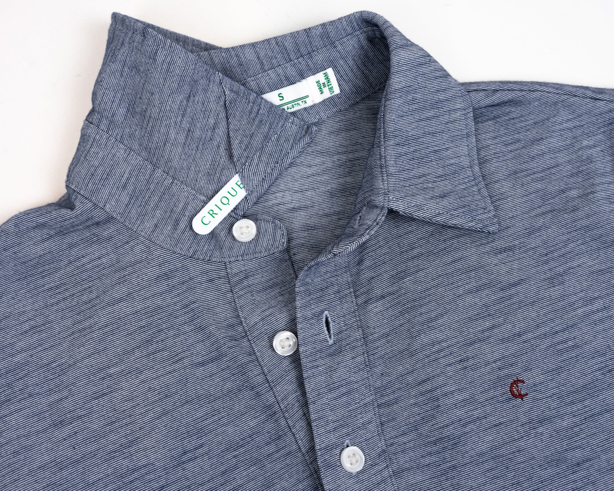 brrr° Long Sleeve Range Polo - Sapphire Blue - Secondary