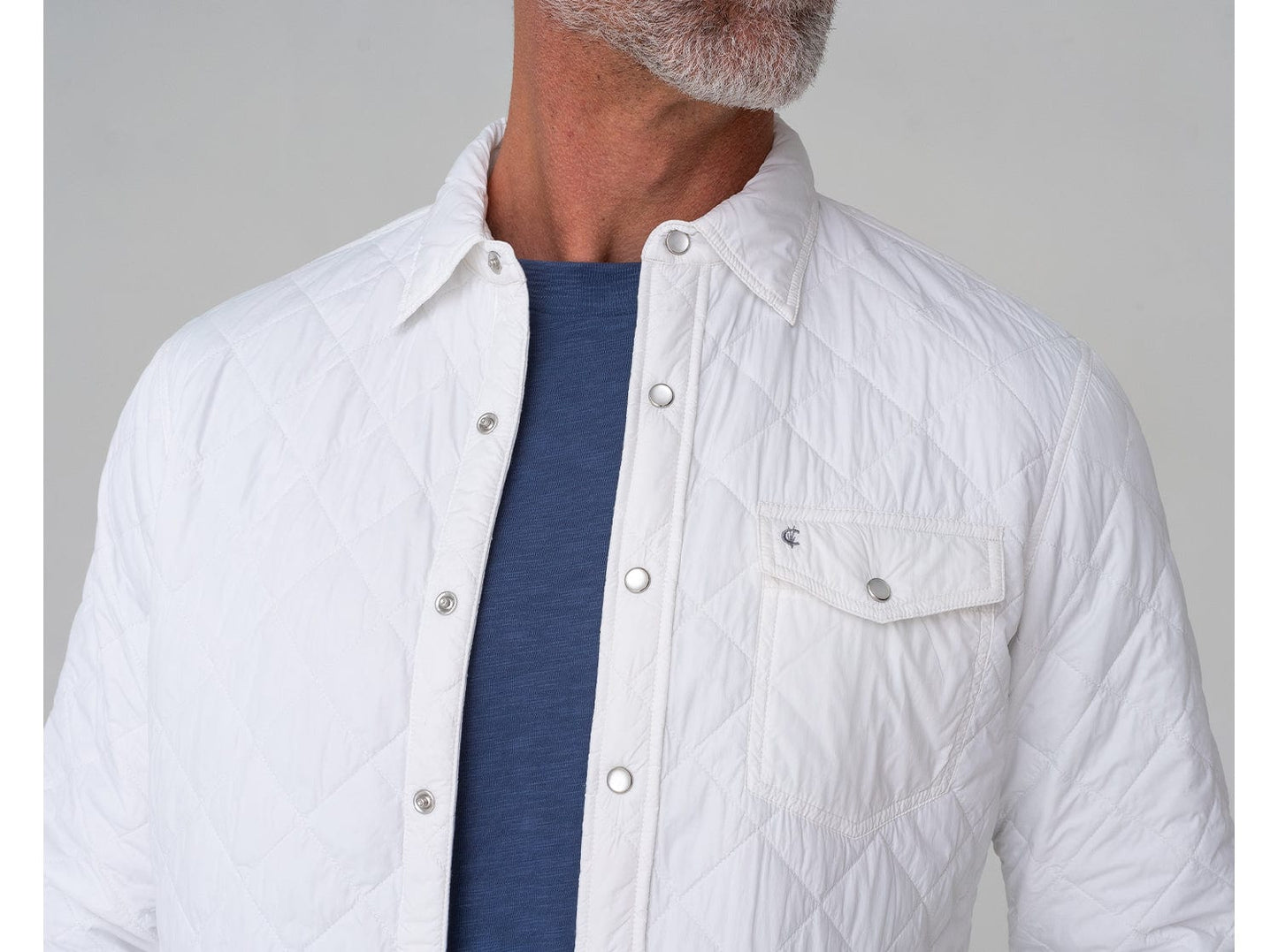 Quilted Shacket - White Album