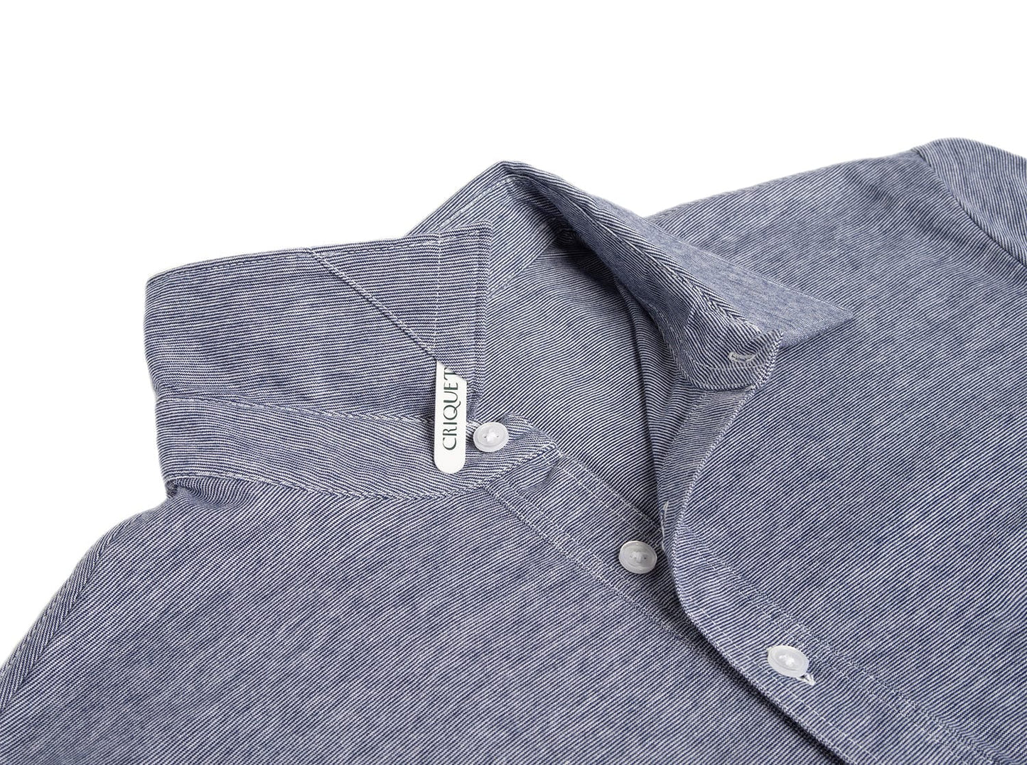 Slim Fit Top-Shelf Range Polo - Indigo Microstripe