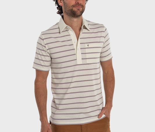 Performance Players Shirt - Cassidy Stripe - Cream