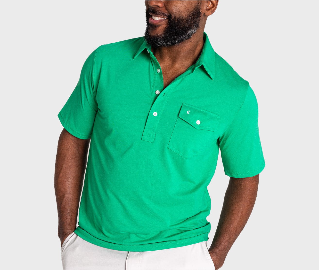 Performance Players Shirt - Golf Green - Secondary