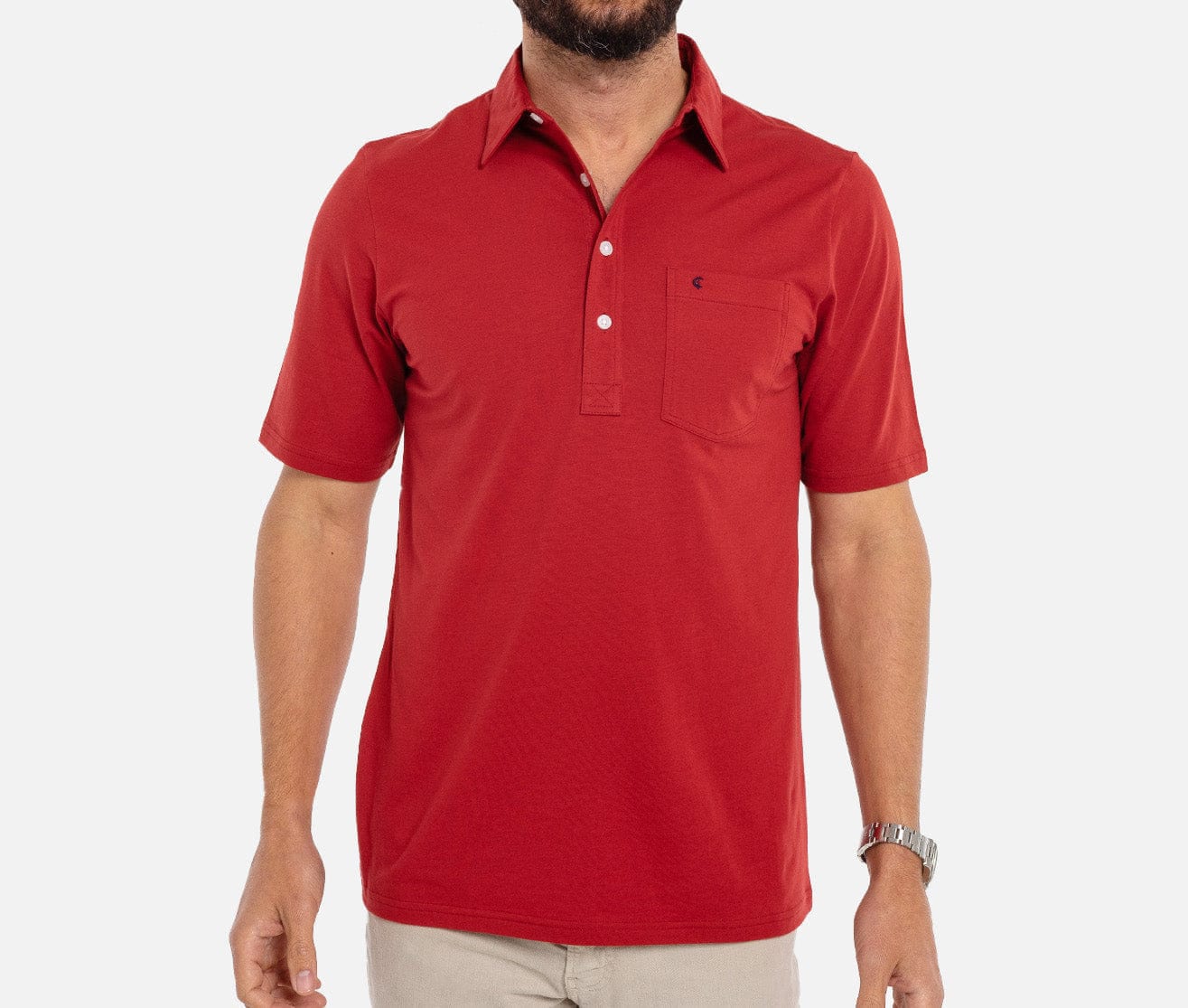 Top-Shelf Players Shirt - Rodeo Red