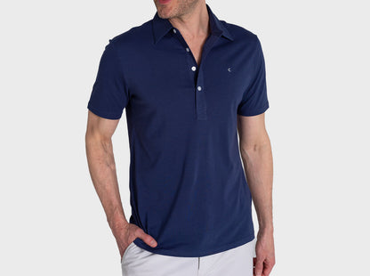 Slim Fit Top-Shelf Range Polo - Navy Blue