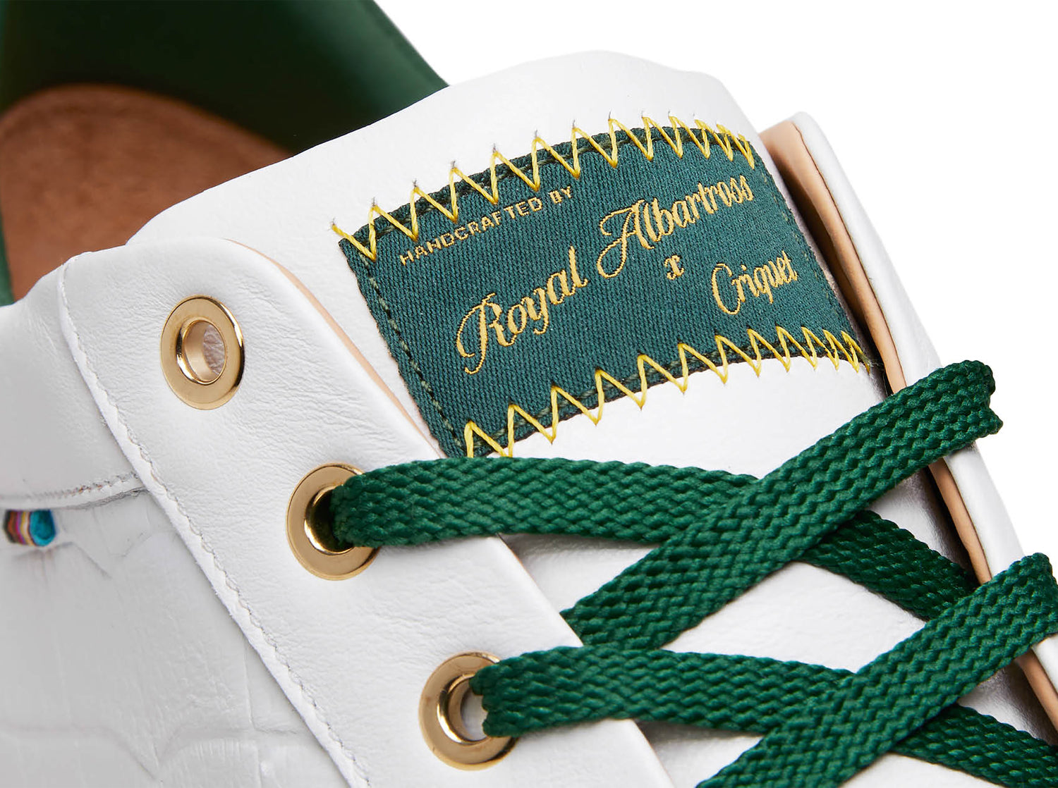 Criquet x Royal Albatross - Bond Shoe - White/Green - Secondary