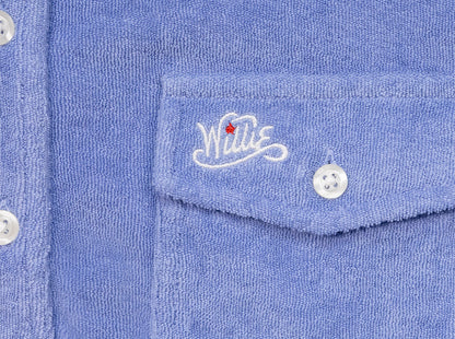 Willie Nelson Terrycloth Players Shirt - The Outlaw - Perry Winkle