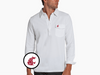 Washington State - Long Sleeve Players Shirt - Cougar - White