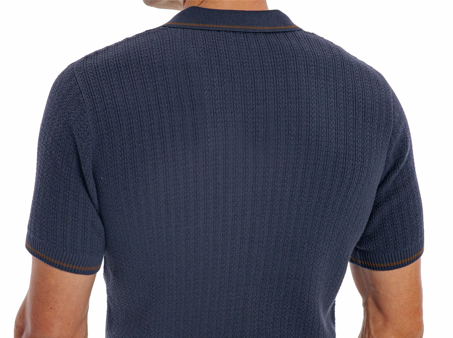 Bungalow Sweater Polo - Dusk