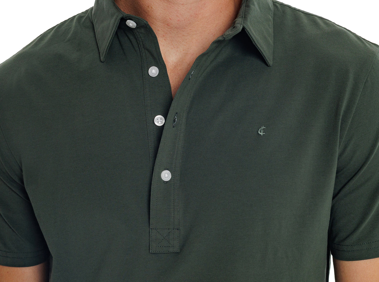 Slim Fit Top-Shelf Range Polo - Deep Woods