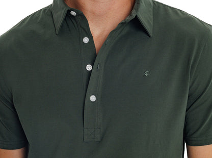 Slim Fit Top-Shelf Range Polo - Deep Woods