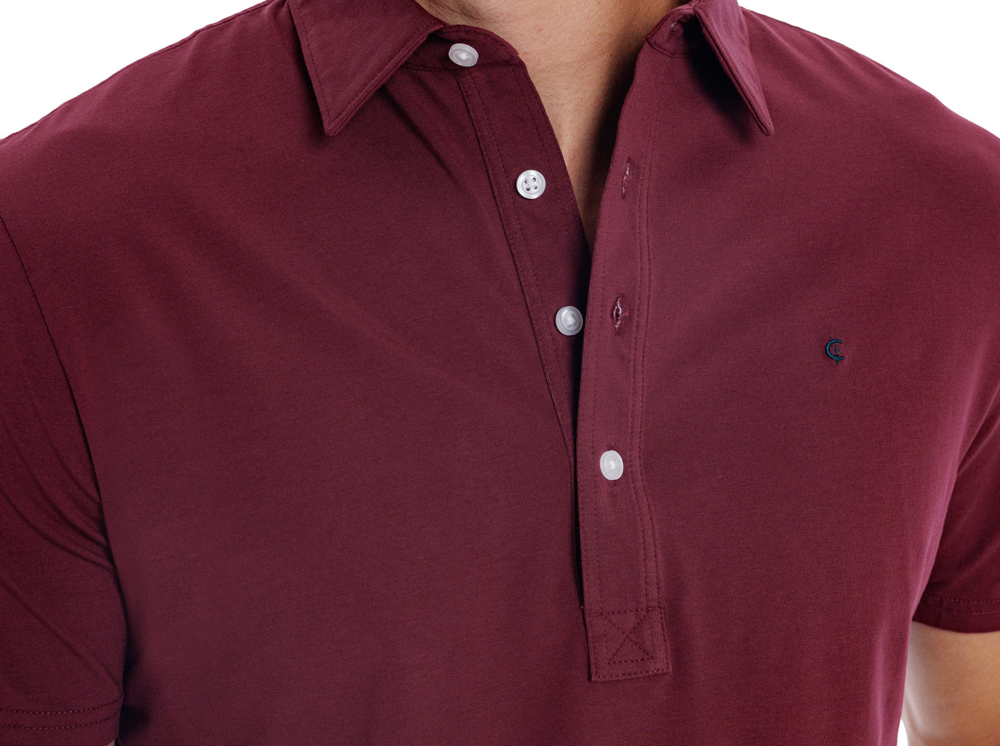 Slim Fit Top-Shelf Range Polo - Maroon