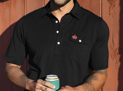 Willie Nelson Players Shirt - Willie Star - Black