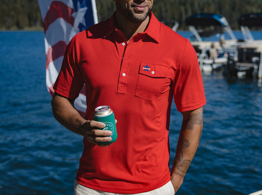 Willie Nelson Players Shirt - Willie Star - Red