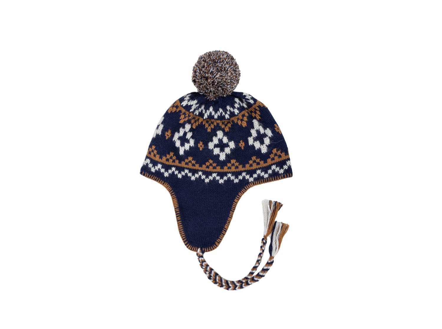 Winter Sweater Hat - Navy