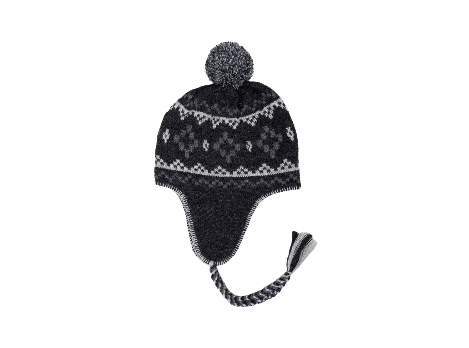 Winter Sweater Hat - Gray