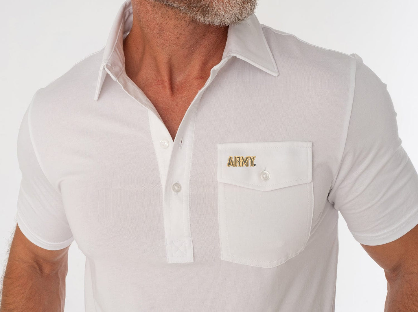 Army - Coach's Performance Players Shirt - Army - White