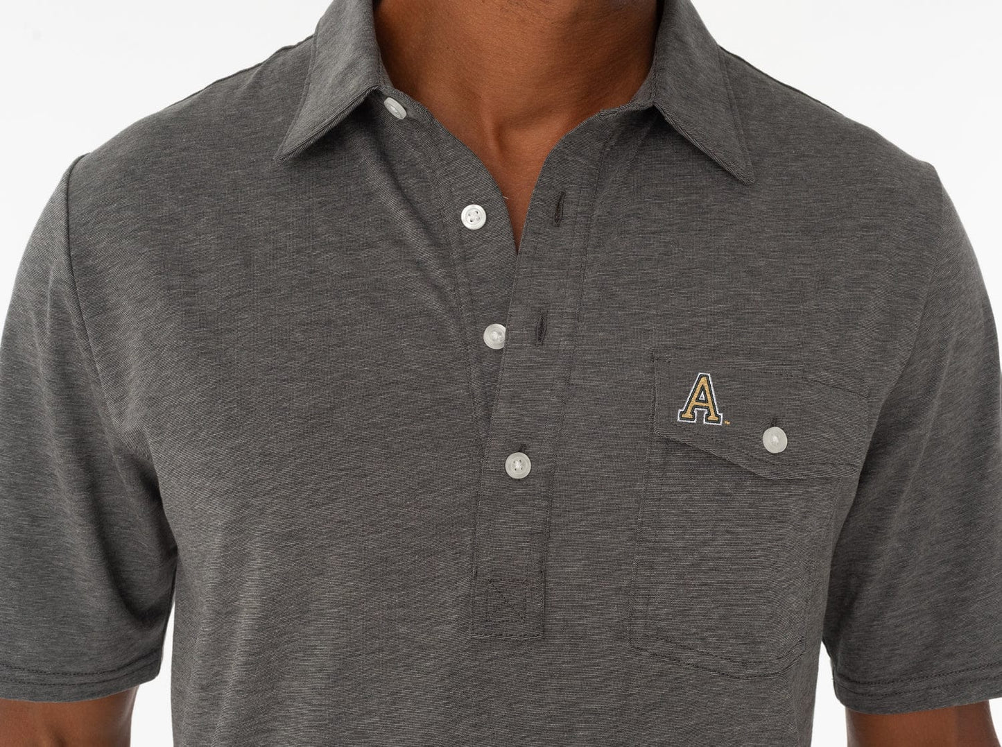 Army - Coach's Performance Players Shirt - A Mark - Heather Grey