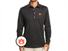 Auburn - Jacquard Long Sleeve Range Polo - AU - Black