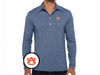 Auburn - Coach's Brrr Long Sleeve Range Polo - Interlock - Riviera