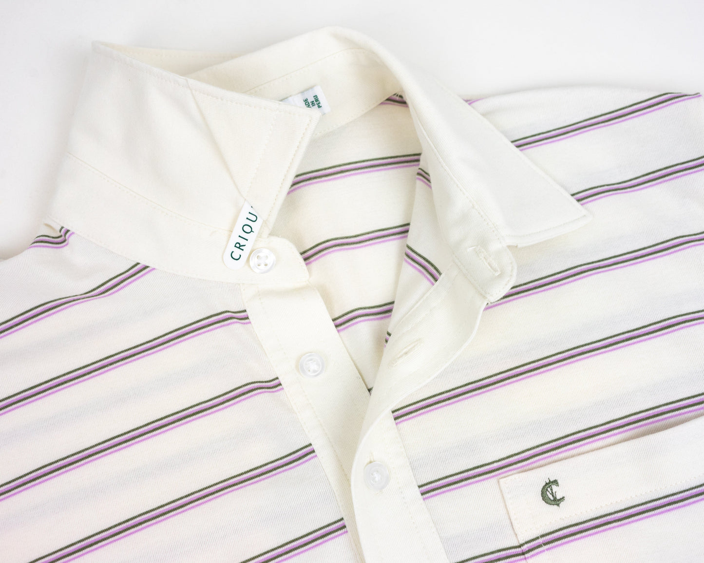 Performance Players Shirt - Cassidy Stripe - Cream