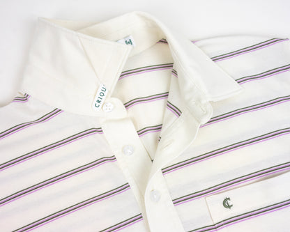 Performance Players Shirt - Cassidy Stripe - Cream