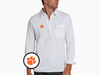 Clemson University - Long Sleeve Players Shirt - Paw - White