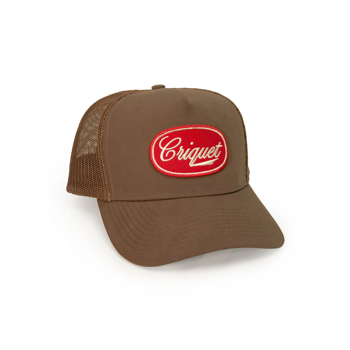 Trucker Hat - Heritage Script Patch - Peached Brown