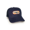 Trucker Hat - Retro Patch - Navy Corduroy