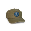 Throwback Hat - Criquet Badge - Washed Brown Twill