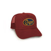 Trucker Hat - Criquet Script - Maroon Twill