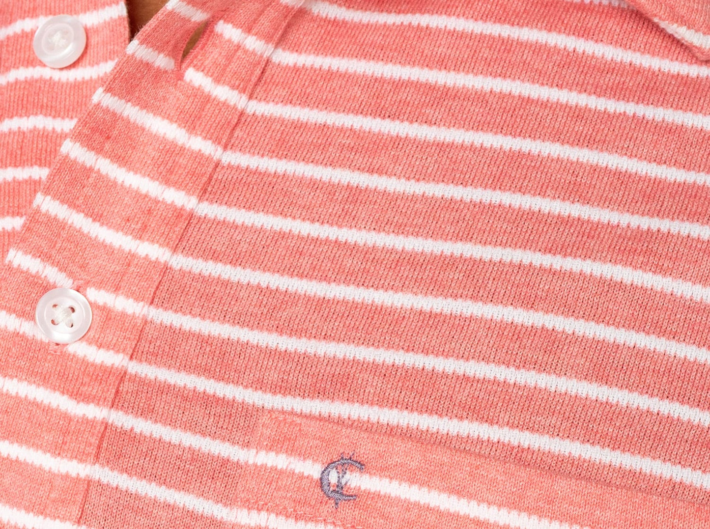 Easy Knit Players Shirt - Heather Coral